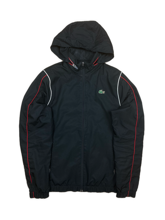 black Lacoste windbreaker {XS}