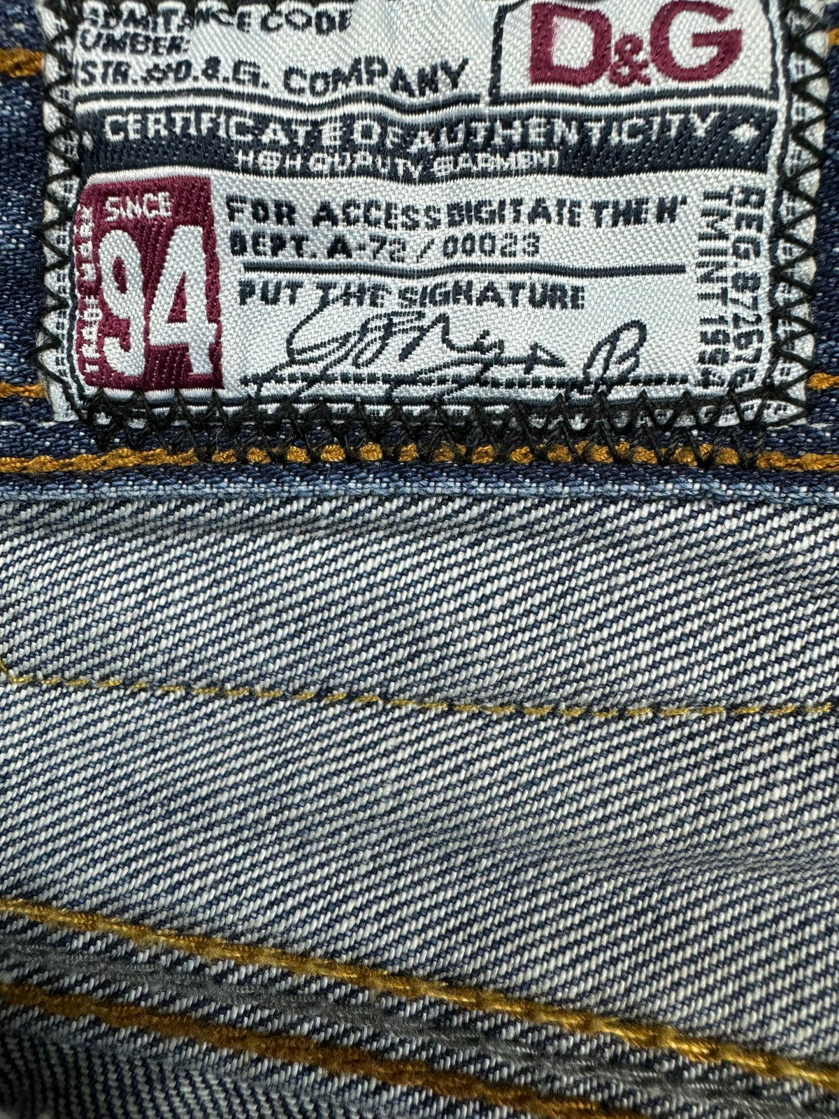 vintage Dolce & Gabbana jeans {L}