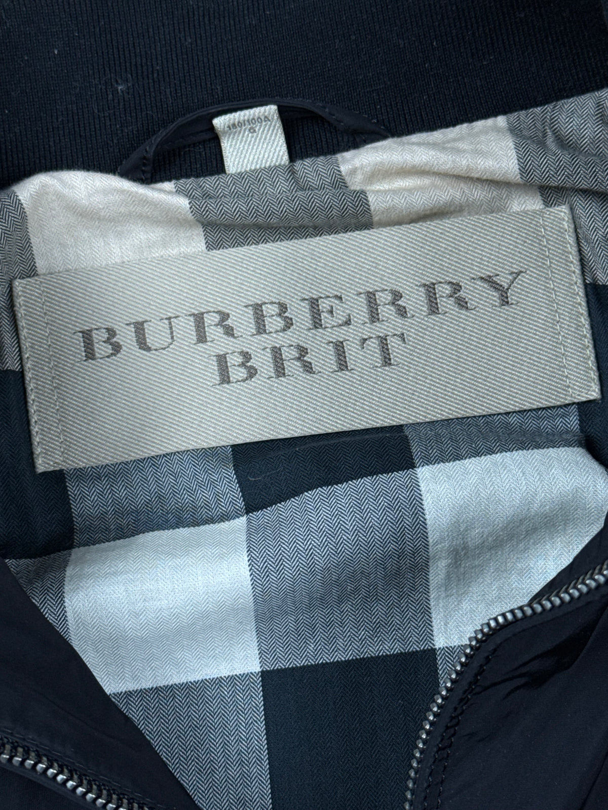 vintage Burberry harringtonjacket {L}