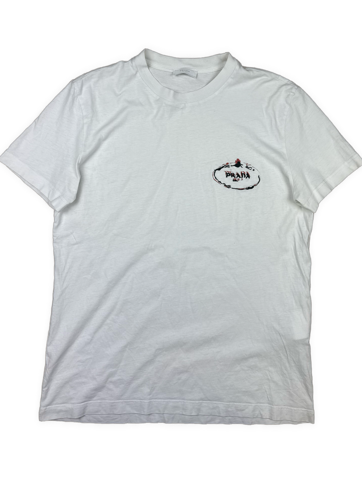 white Prada t-shirt {L}