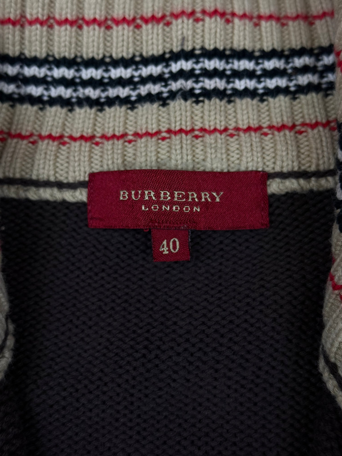 vintage Burberry sweatjacket {S}
