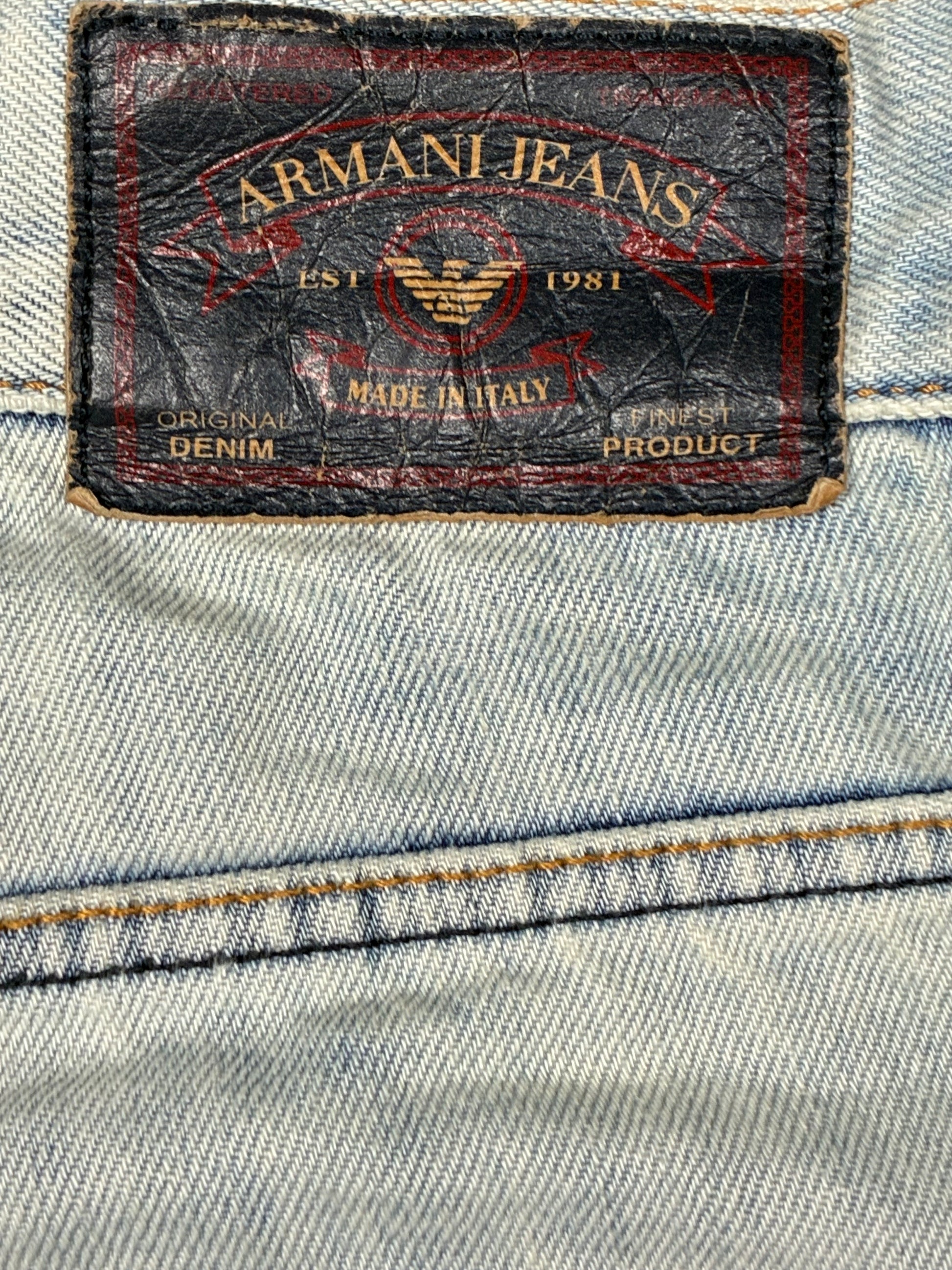 vintage Armani jeans {L}