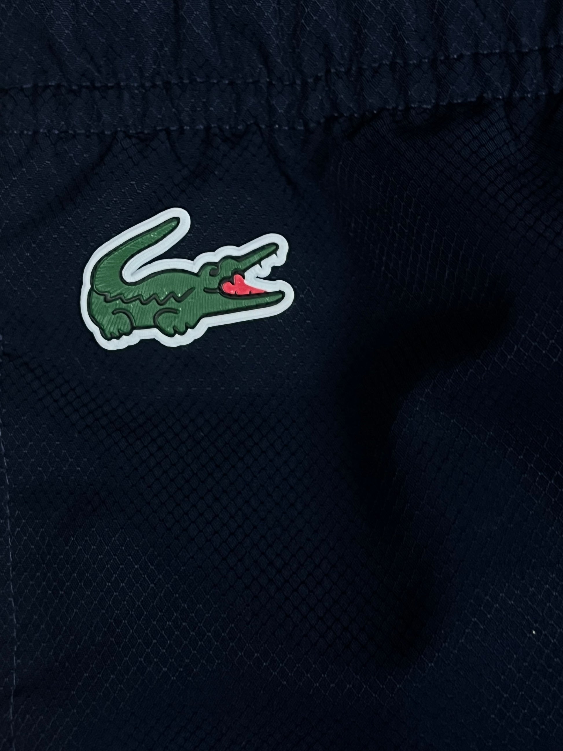 navyblue Lacoste trackpants {S}