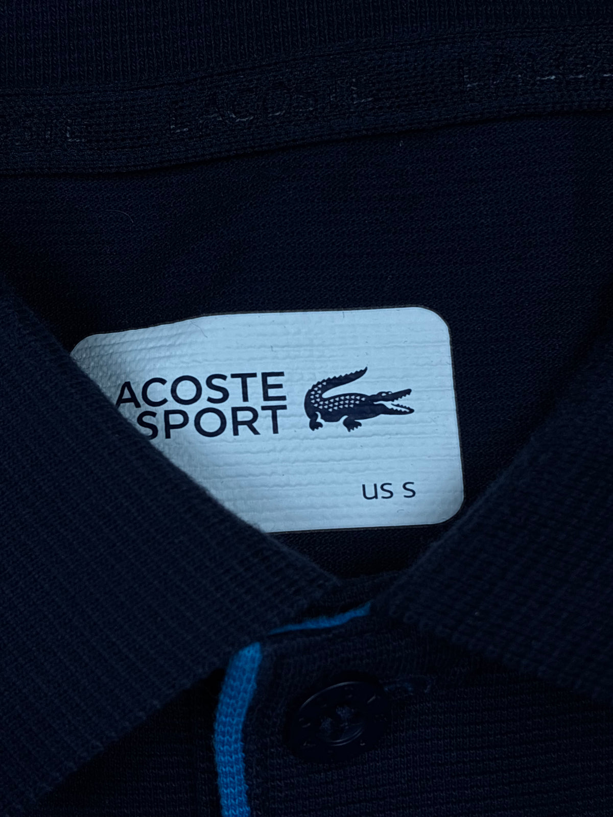navyblue Lacoste polo {M}