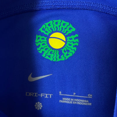 blue Nike Brasil 2022 away jersey {S}