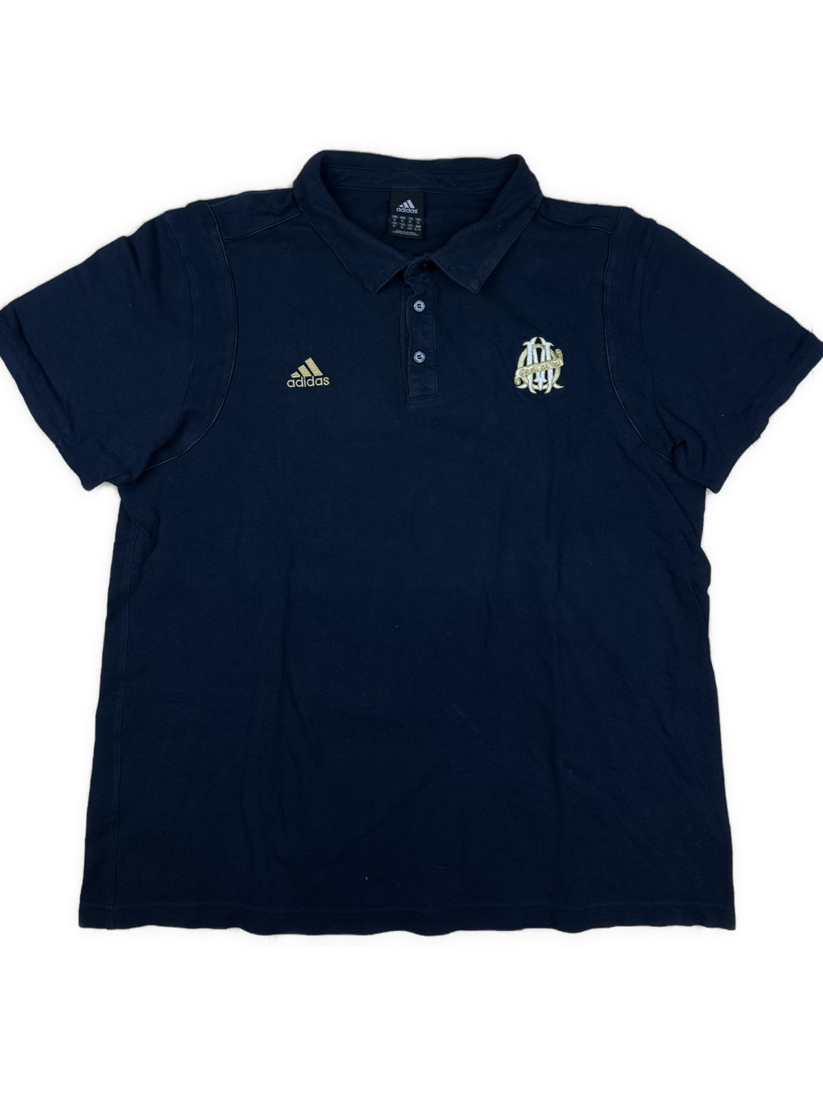vintage Adidas Olympique Marseille polo {XL}