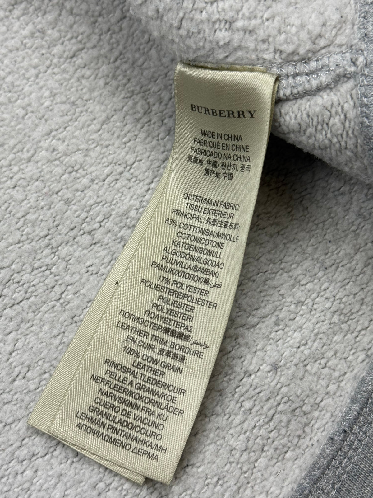 vintage Burberry sweatjacket {L}