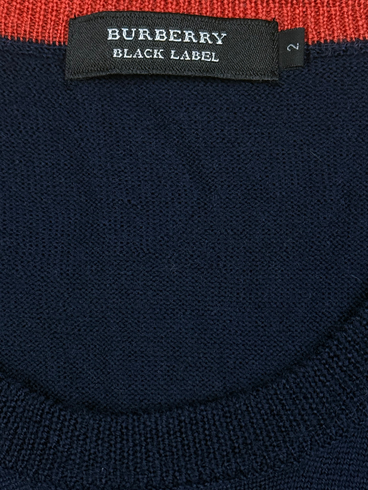 vintage Burberry Black Label knittedsweater {S}