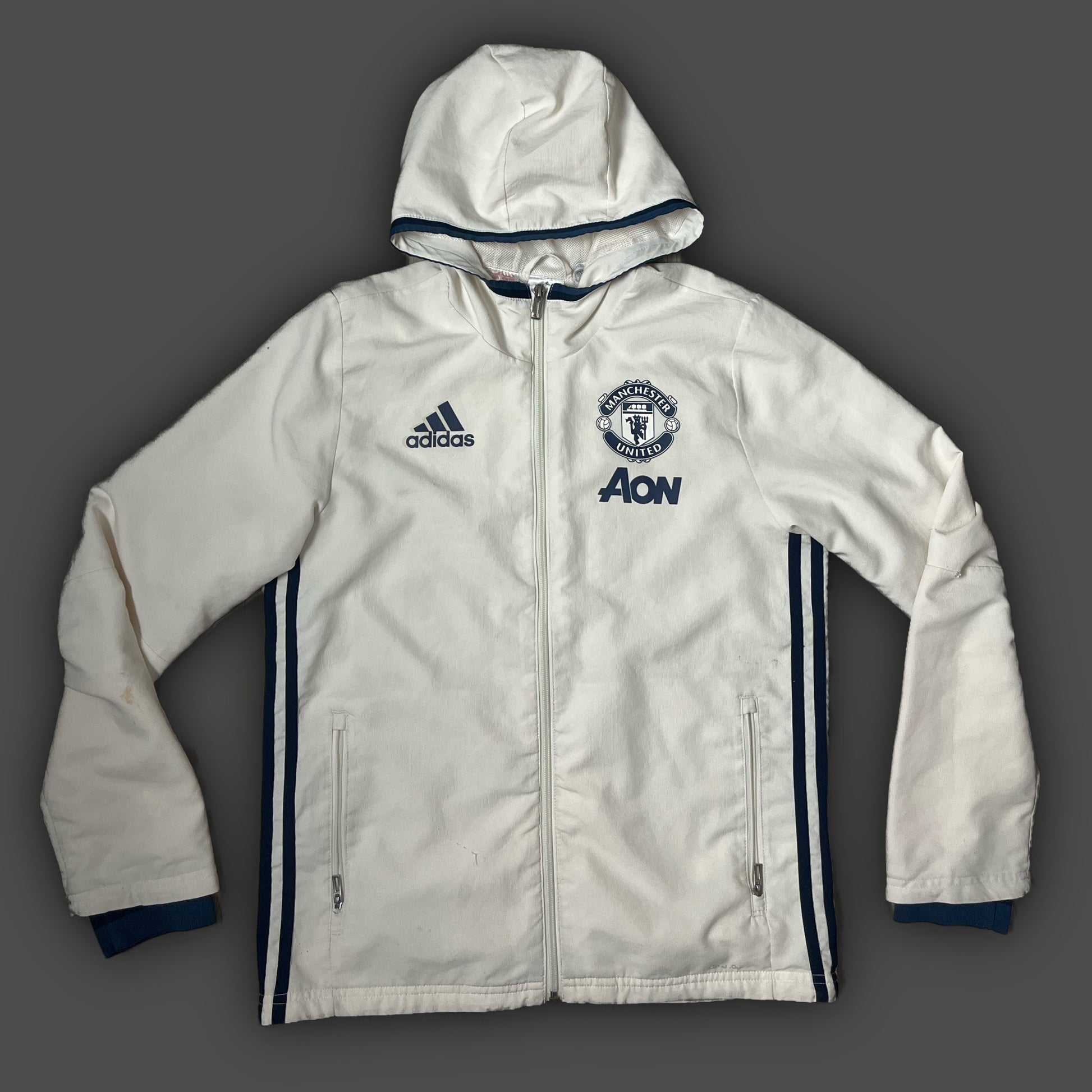 vintage Adidas Manchester United windbreaker {XS}