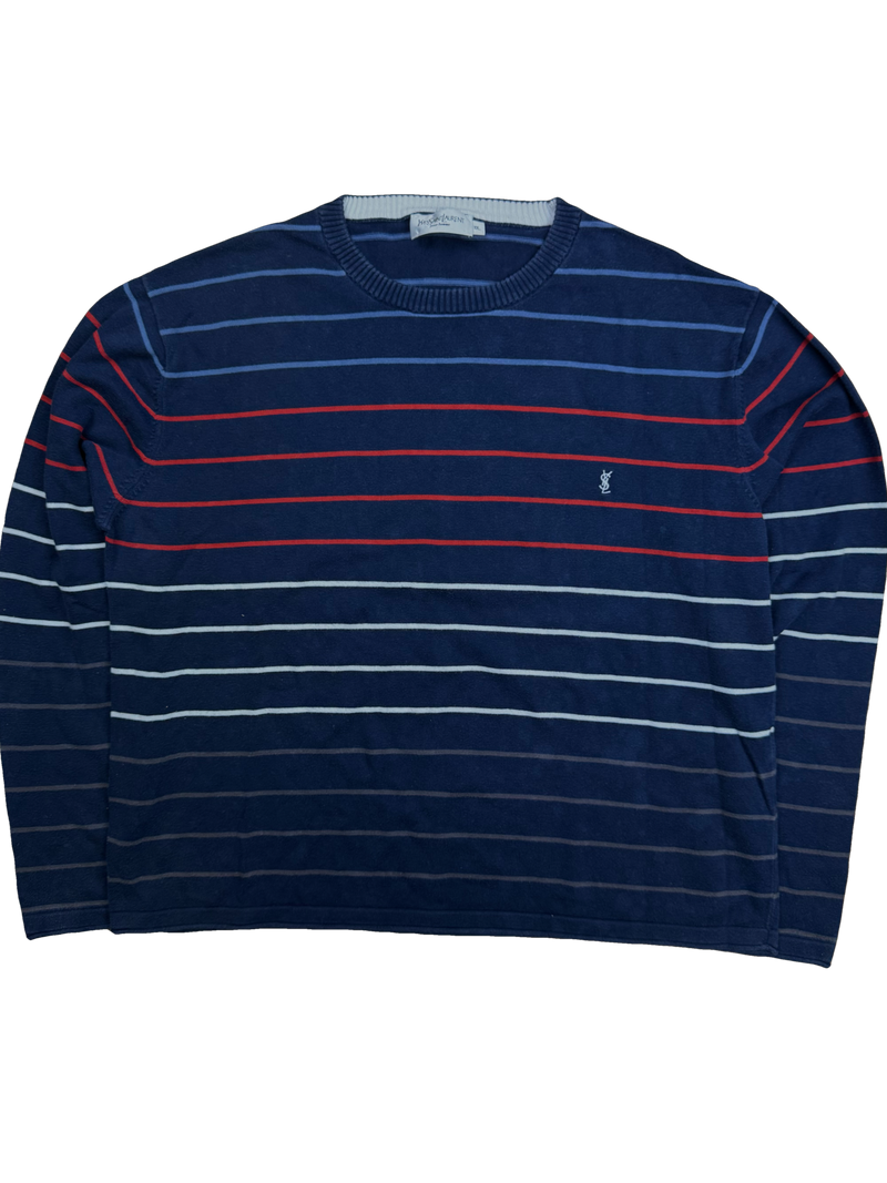 vintage YSL Yves Saint Laurent knittedsweater {XL}