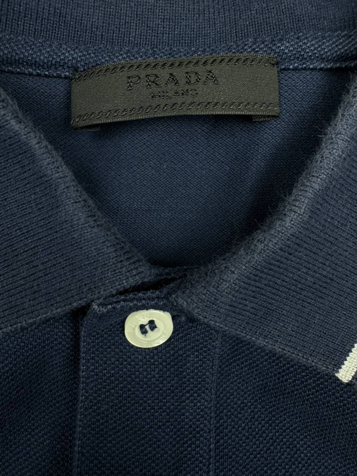navyblue Prada polo {S}