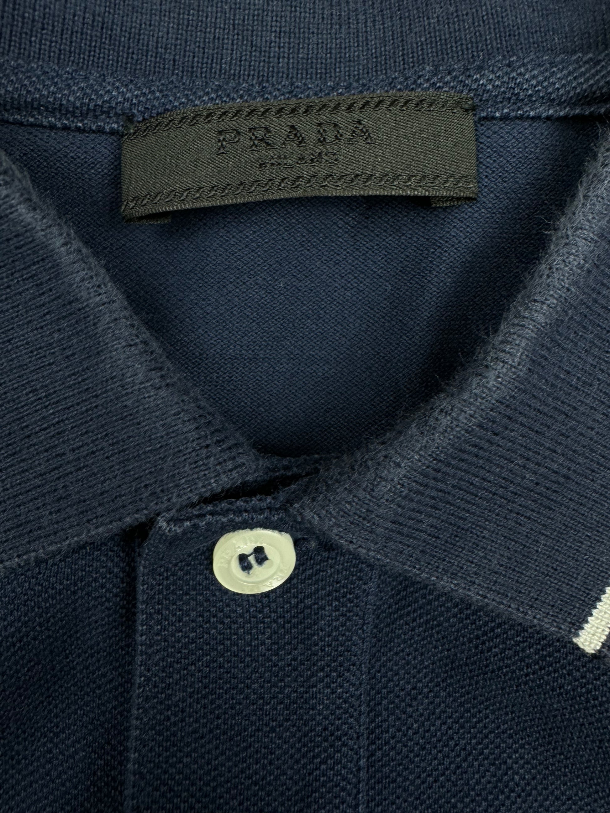 navyblue Prada polo {S}