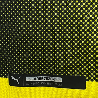 yellow Puma Borusia Dortmund DEMBELE7 2017-2018 home jersey {S}