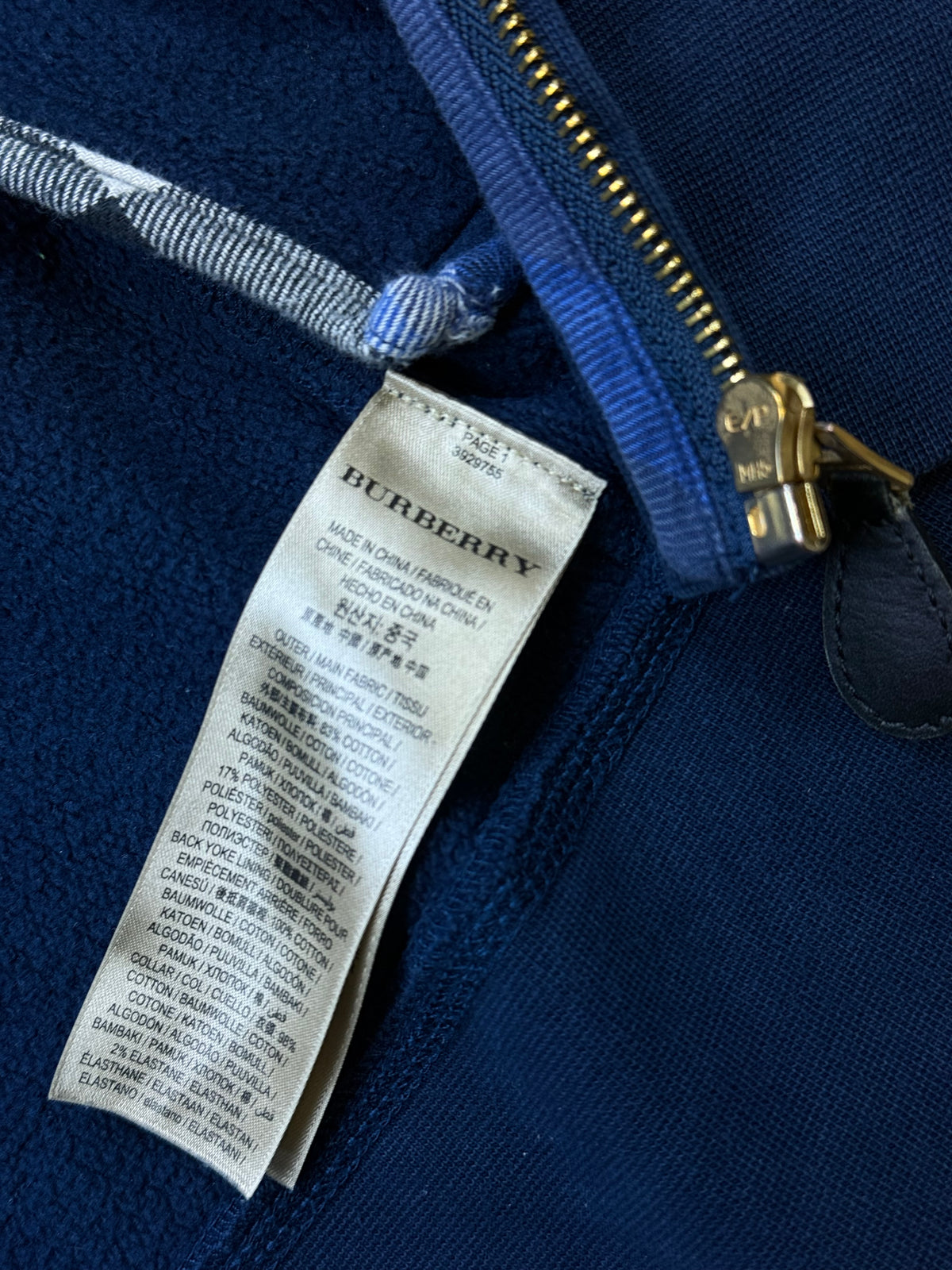 vintage Burberry sweatjacket {S}