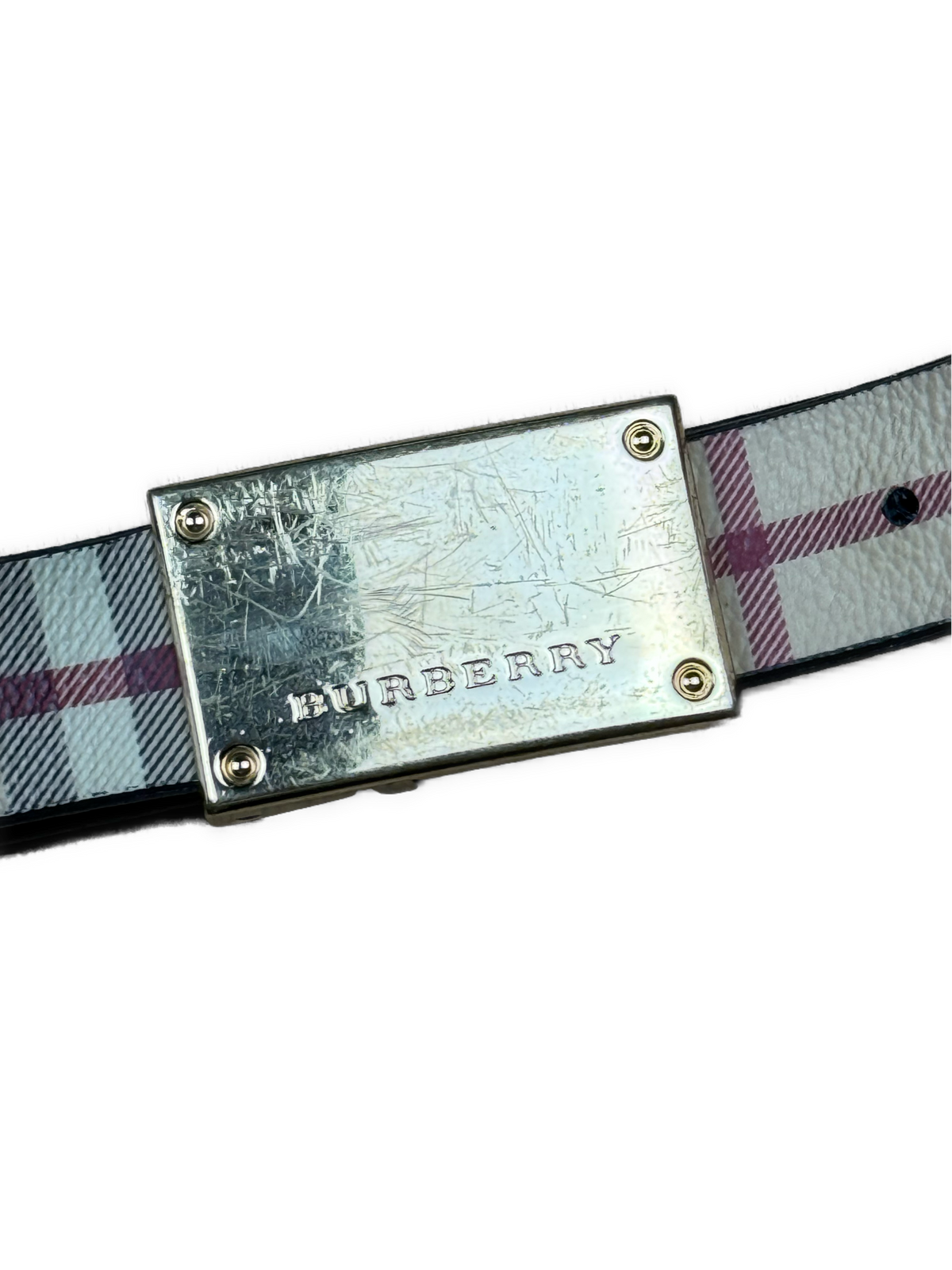 vintage Burberry belt