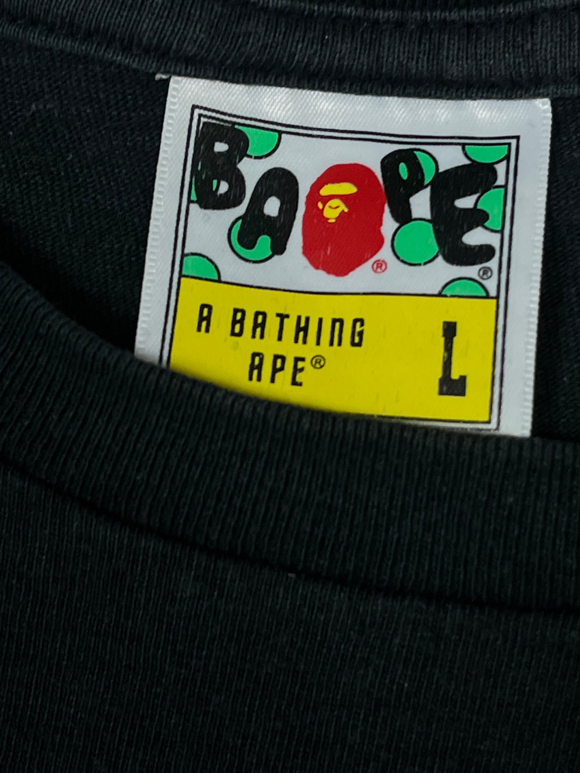 vintage BAPE a bathing ape t-shirt {L}