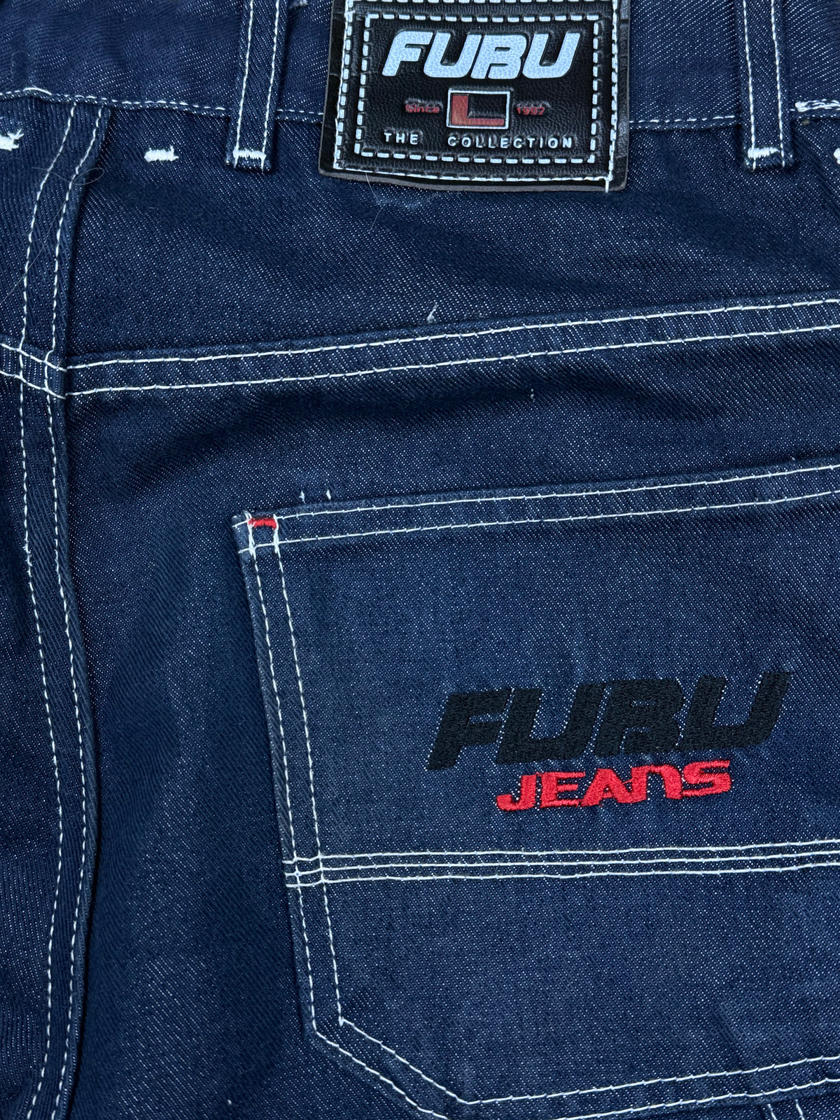 vintage reversible Fubu jeans {S}