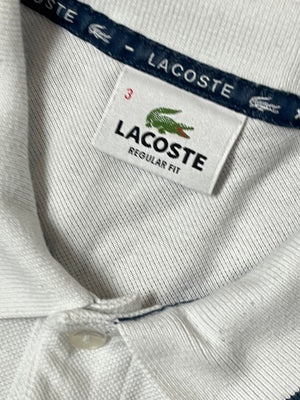 vintage white Lacoste polo {M}