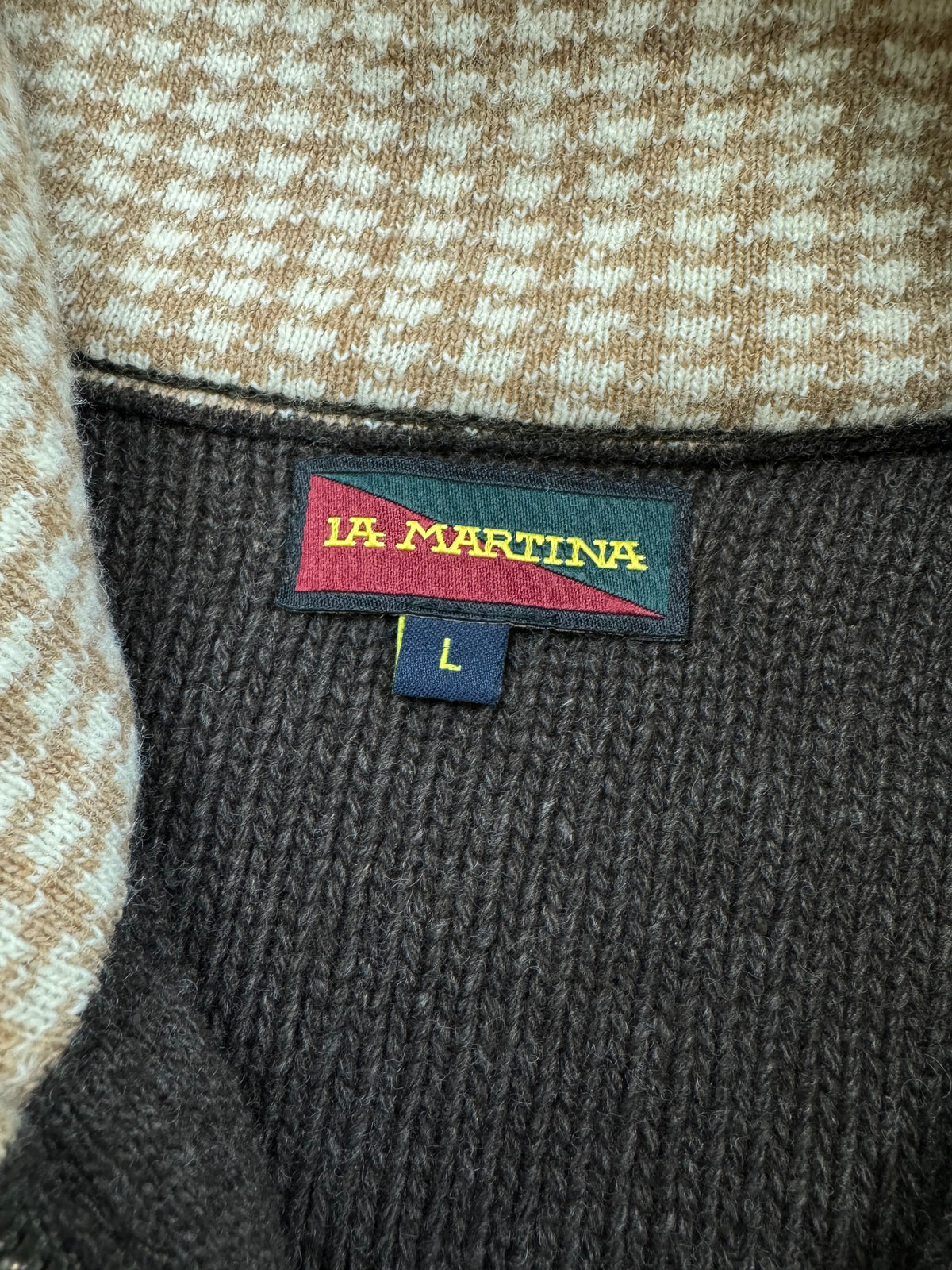 vintage La Martina sweatjacket {L}