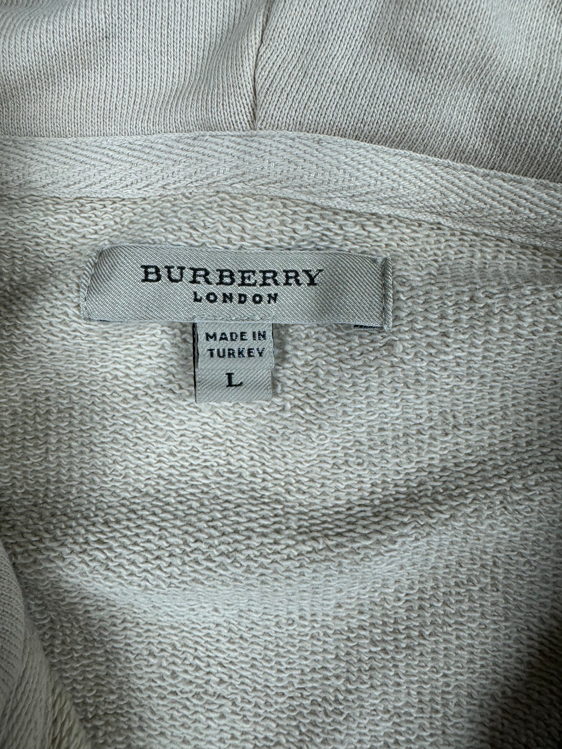 vintage Burberry sweatjacket {L}