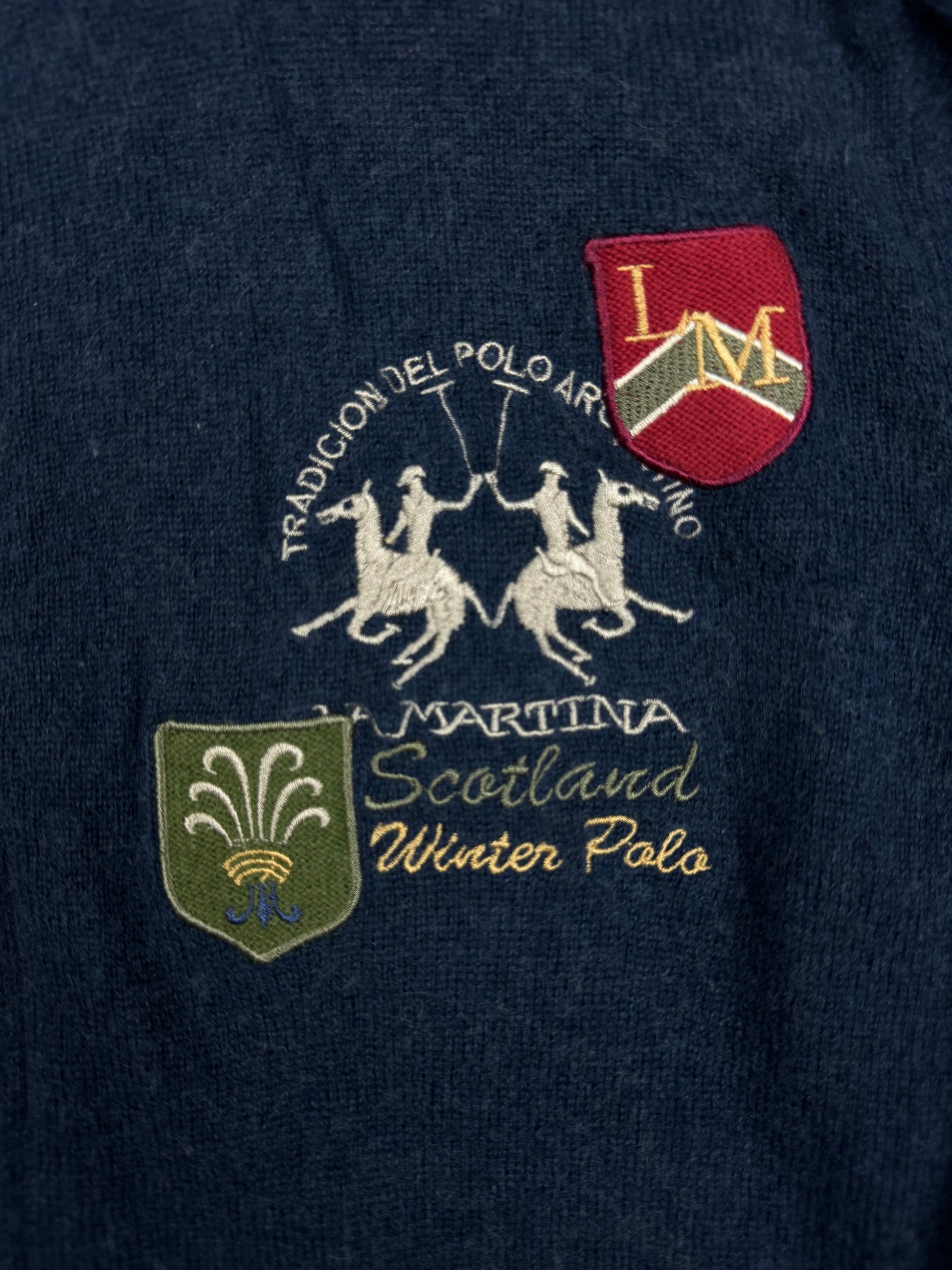 vintage La Martina sweatjacket {S}