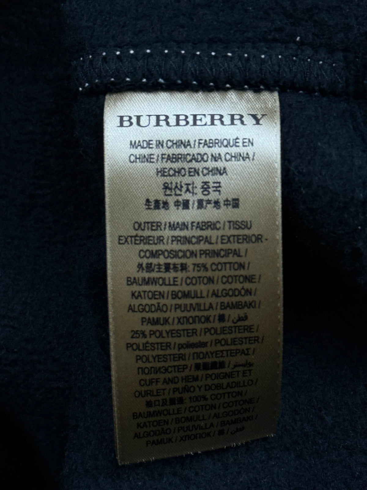 vintage Burberry hoodie