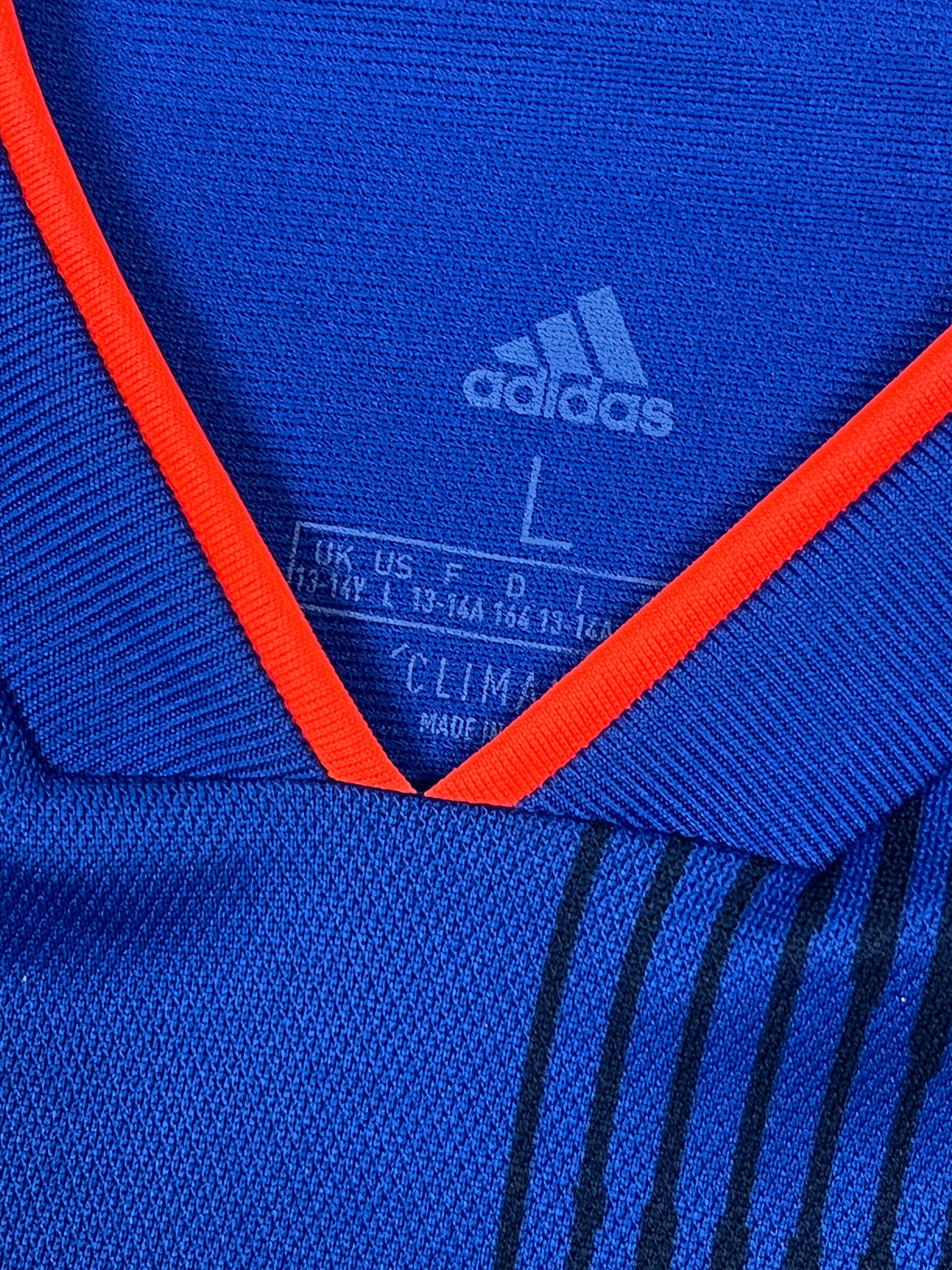 blue Adidas Colombia 2018 away jersey {XS}