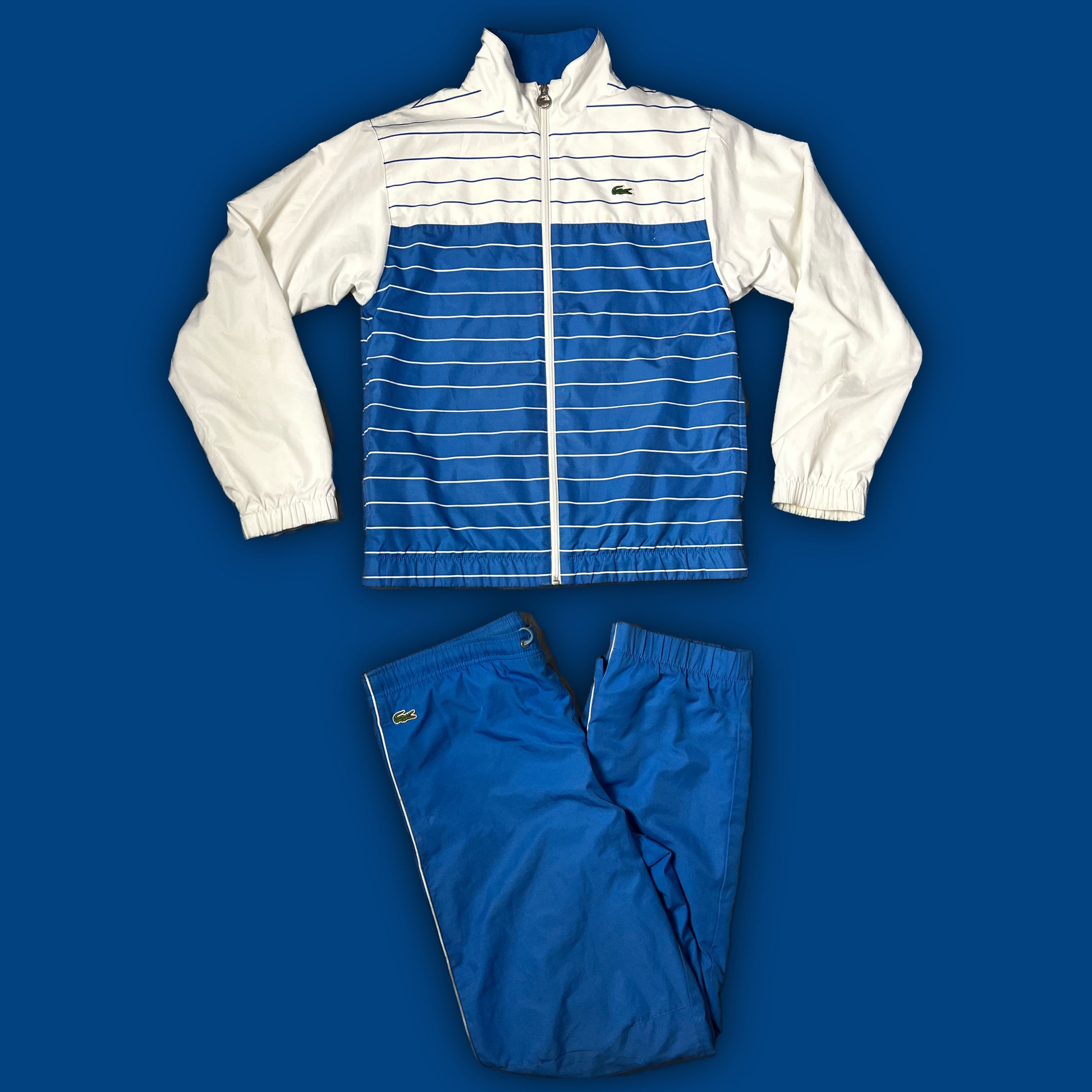 vintage blue Lacoste tracksuit {M}