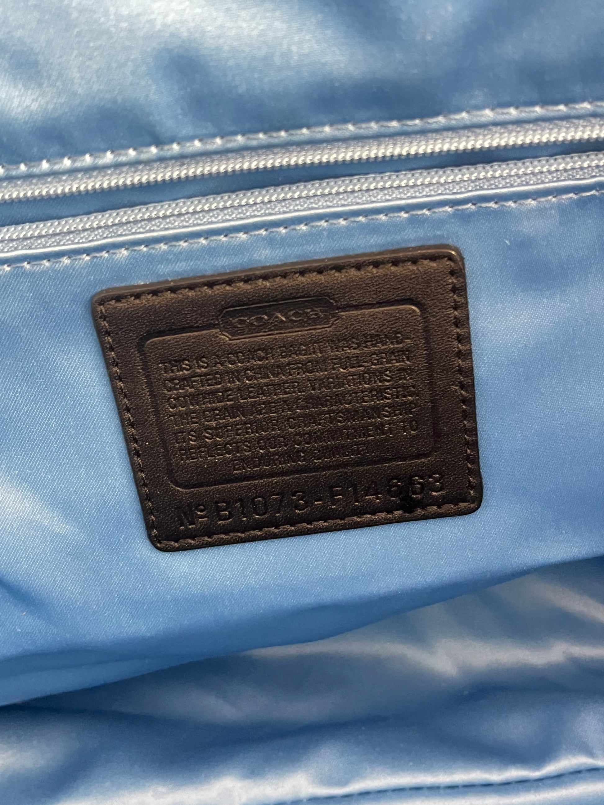 vintage COACH shopper