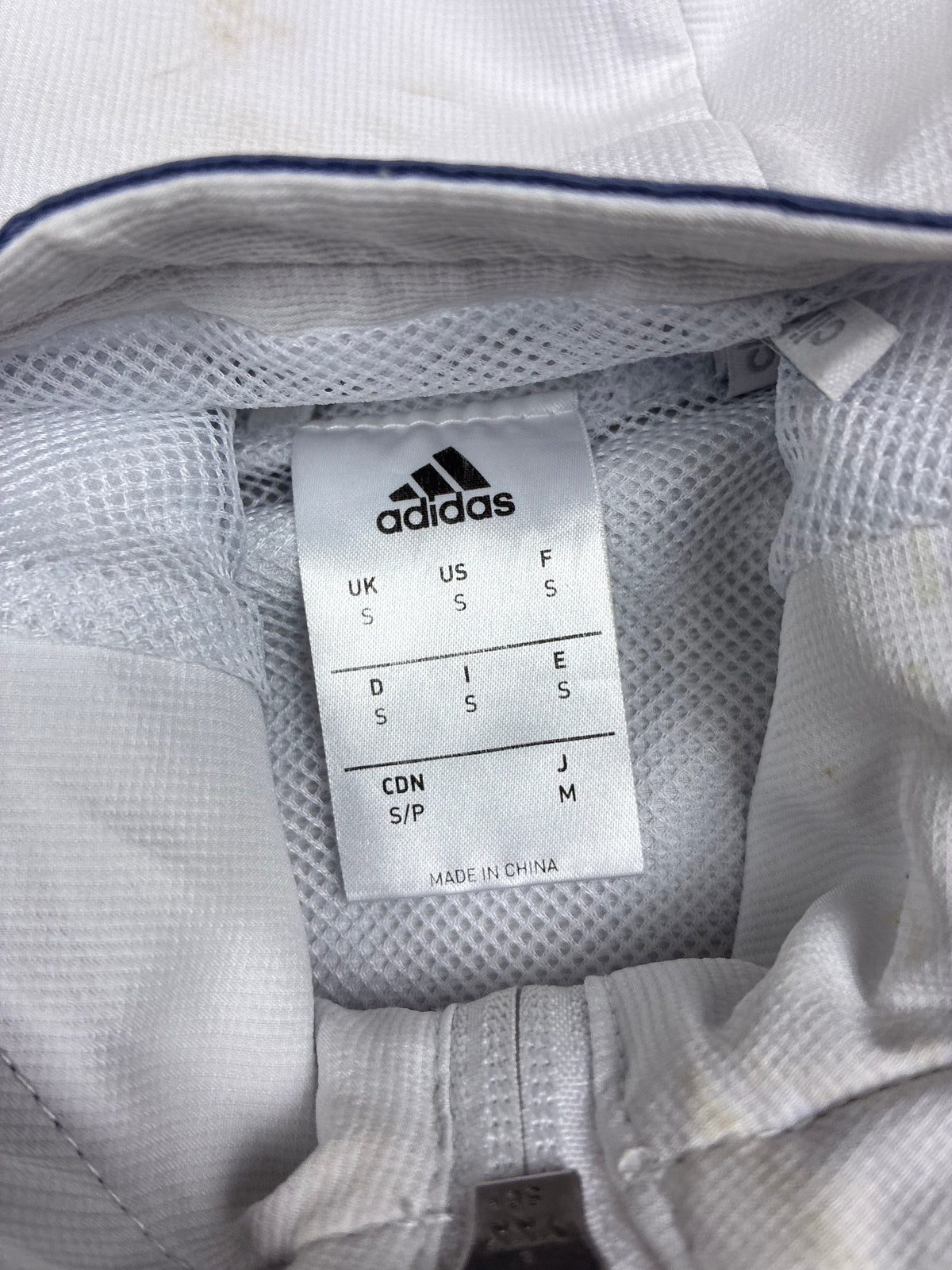 vintage Adidas Real Madrid windbreaker {S}