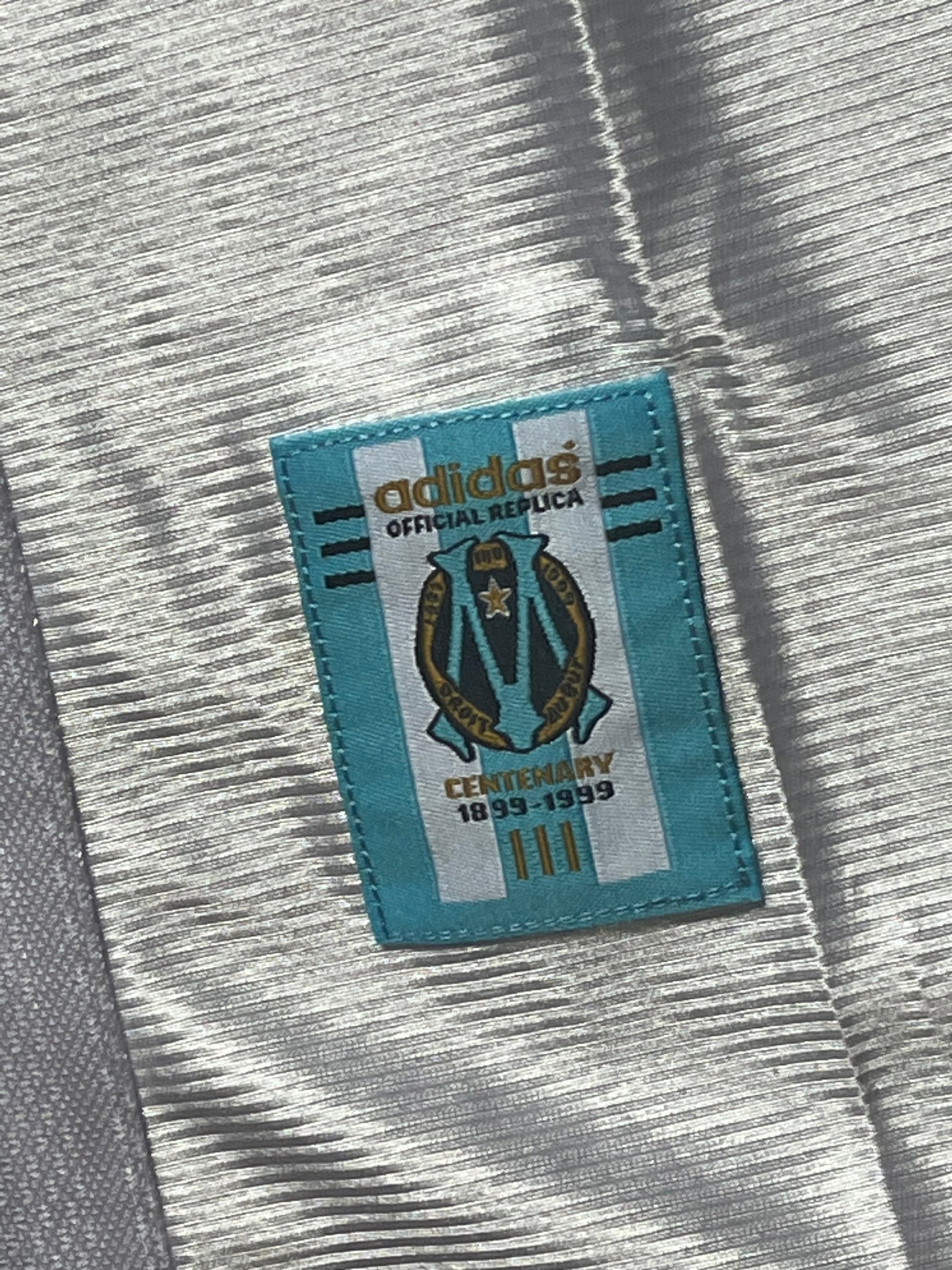 vintage Adidas Olympique Marseille 1998-1999 home jersey {M-L}