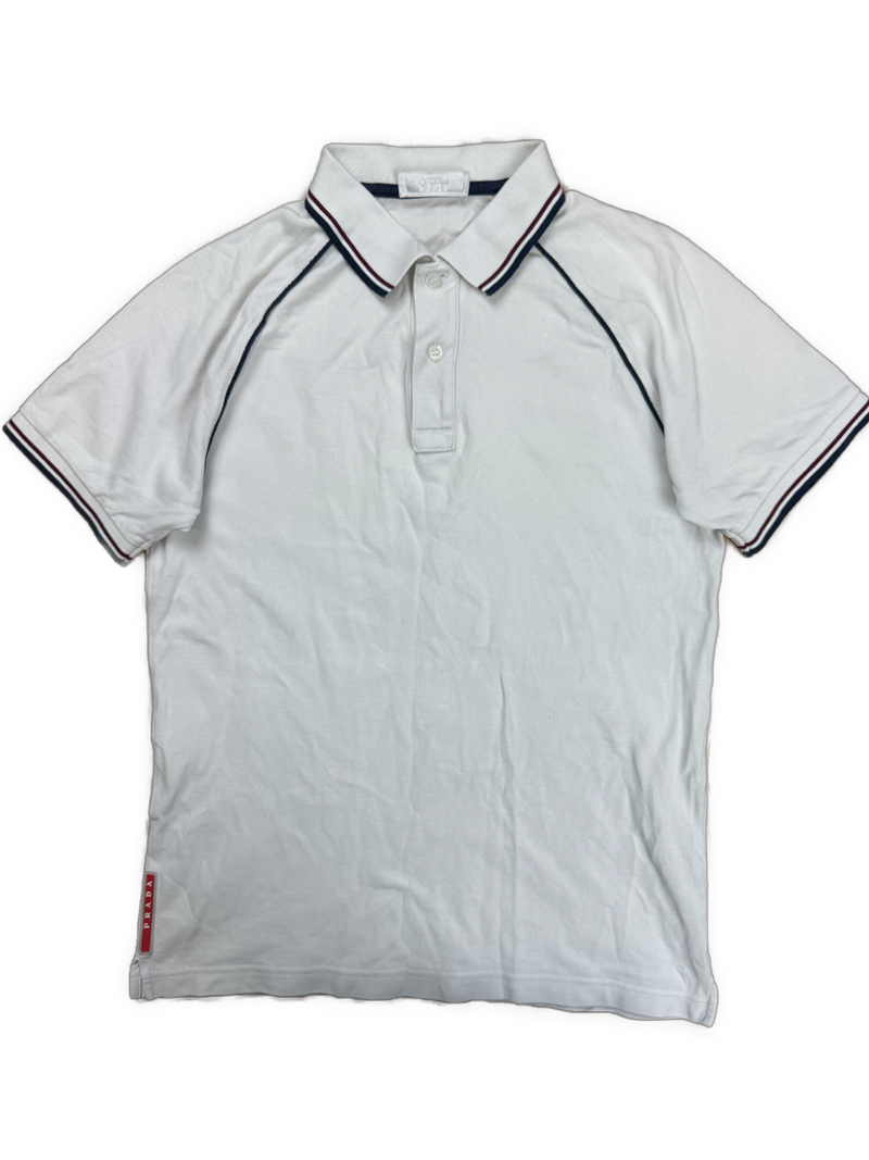 white Prada polo {S}