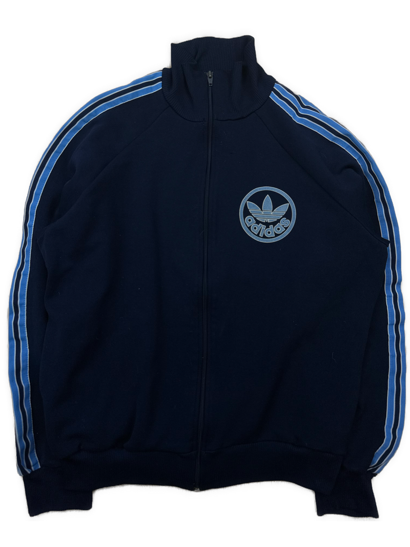 vintage navyblue Adidas trackjacket {L}