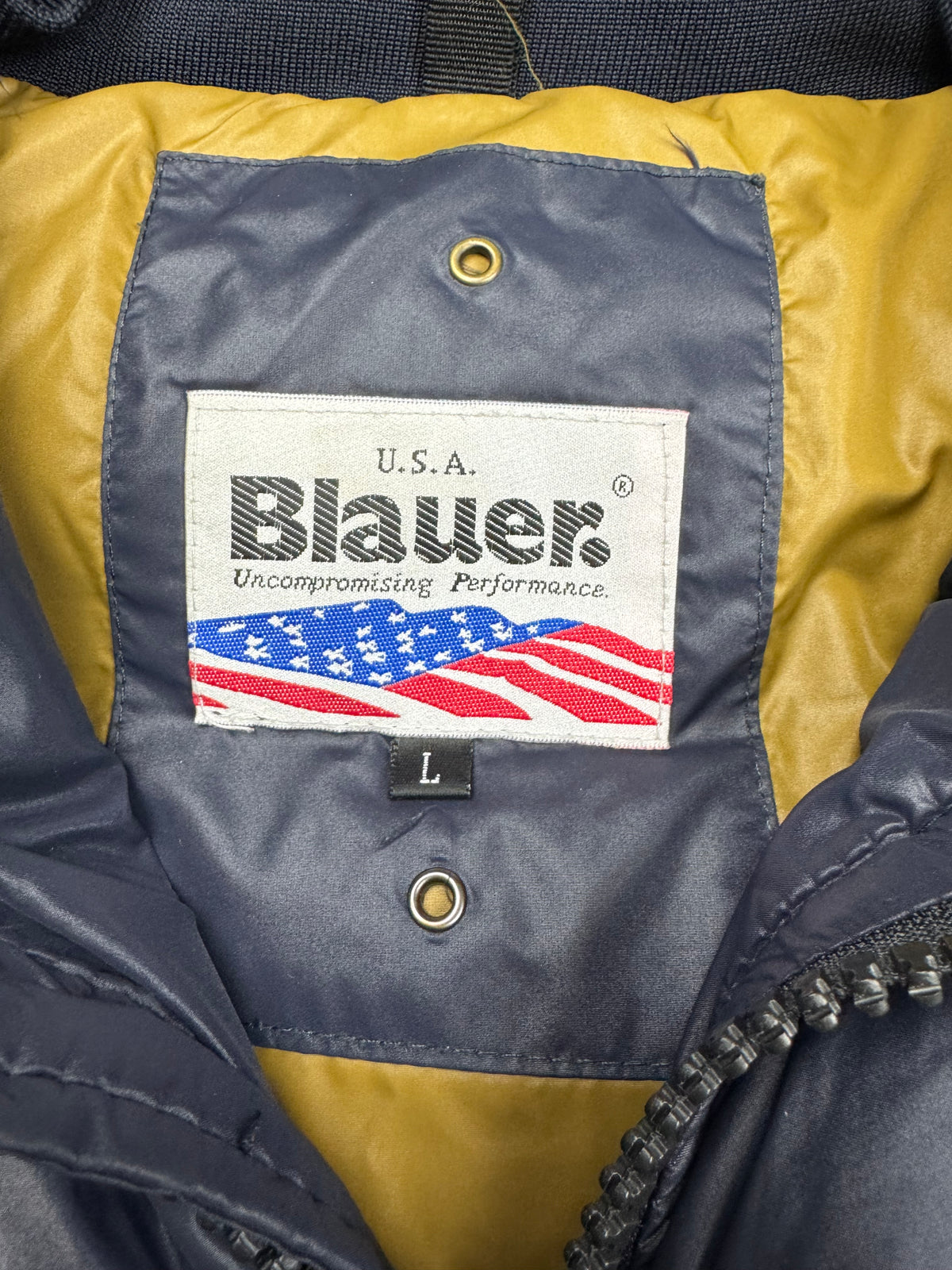 vintage Blauer winterjacket {L}