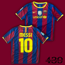 Charger l&#39;image dans la galerie, vintage Nike Fc Barcelona MESSI10 2010-2011 home jersey {S}
