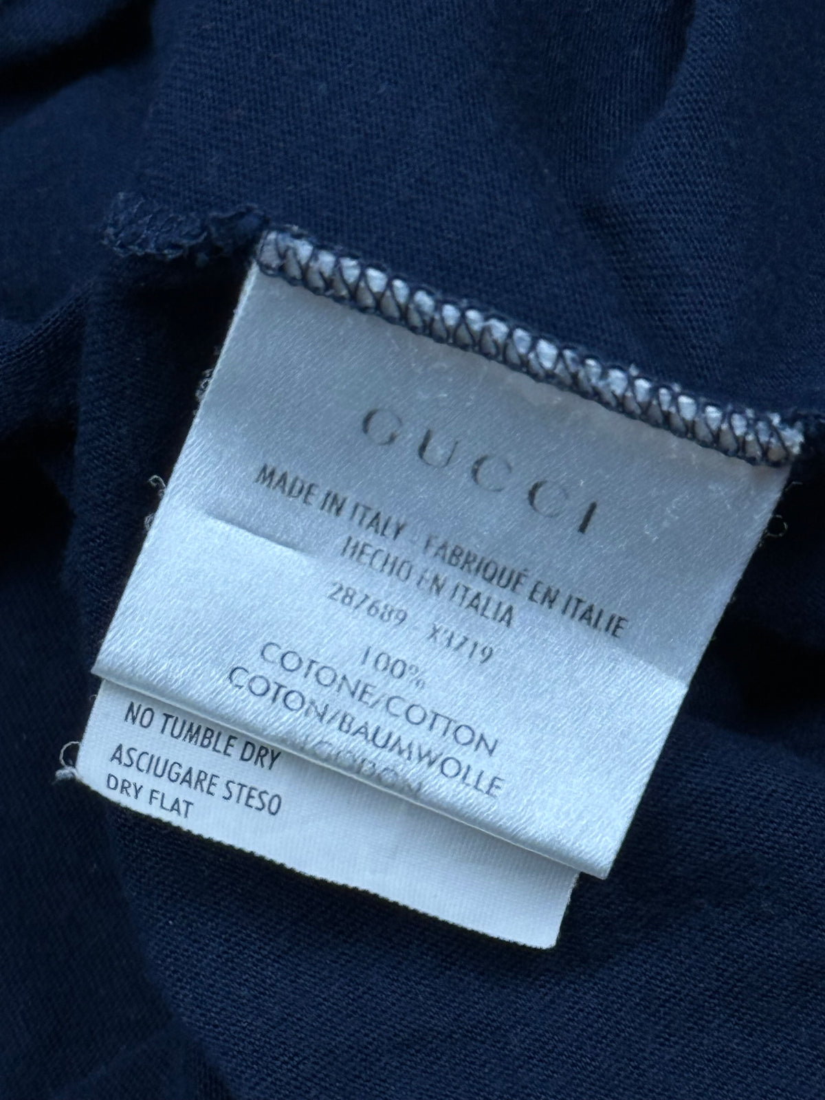 vintage navyblue Gucci t-shirt