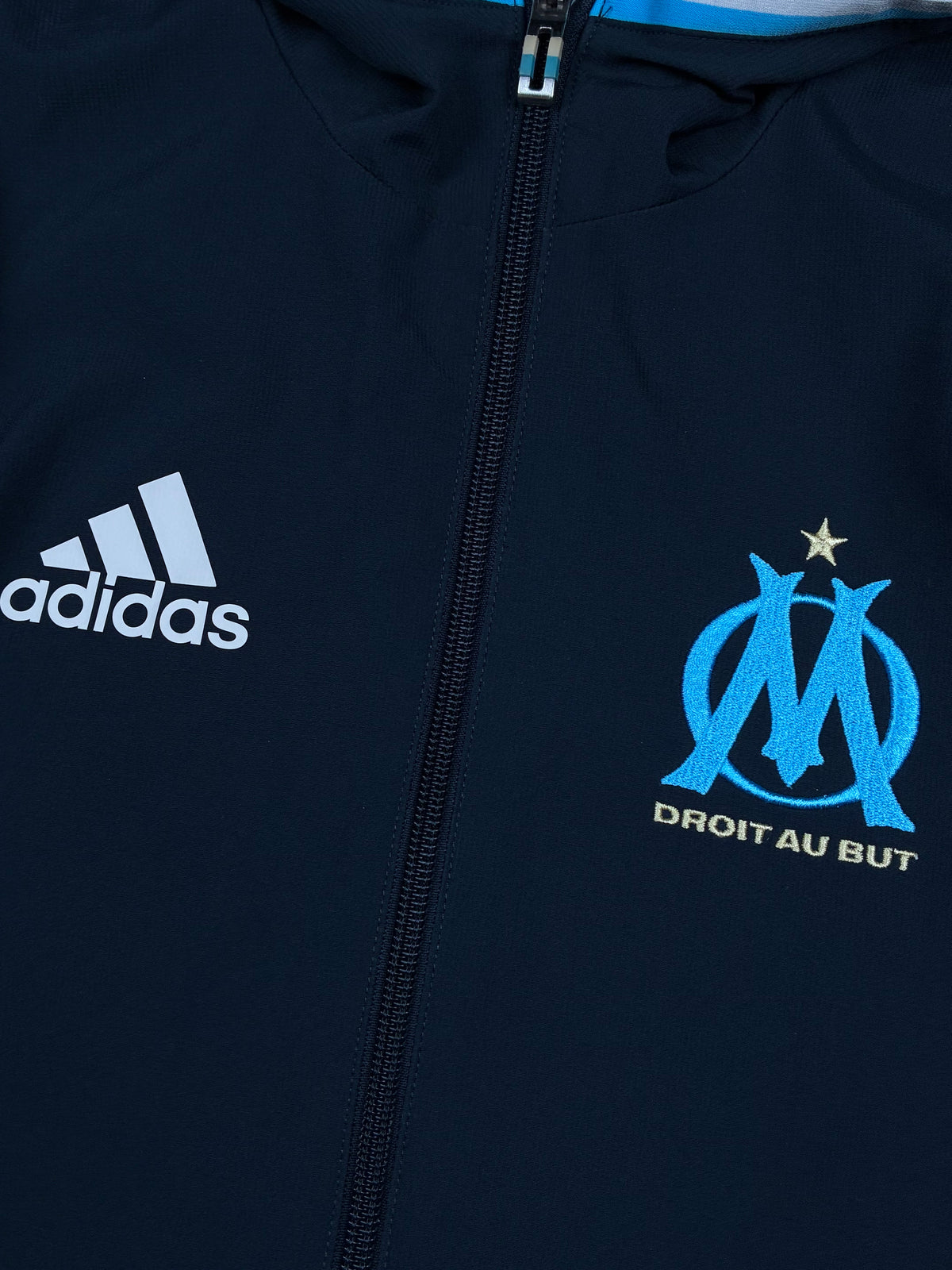 vintage Adidas Olympique Marseille windbreaker {S}