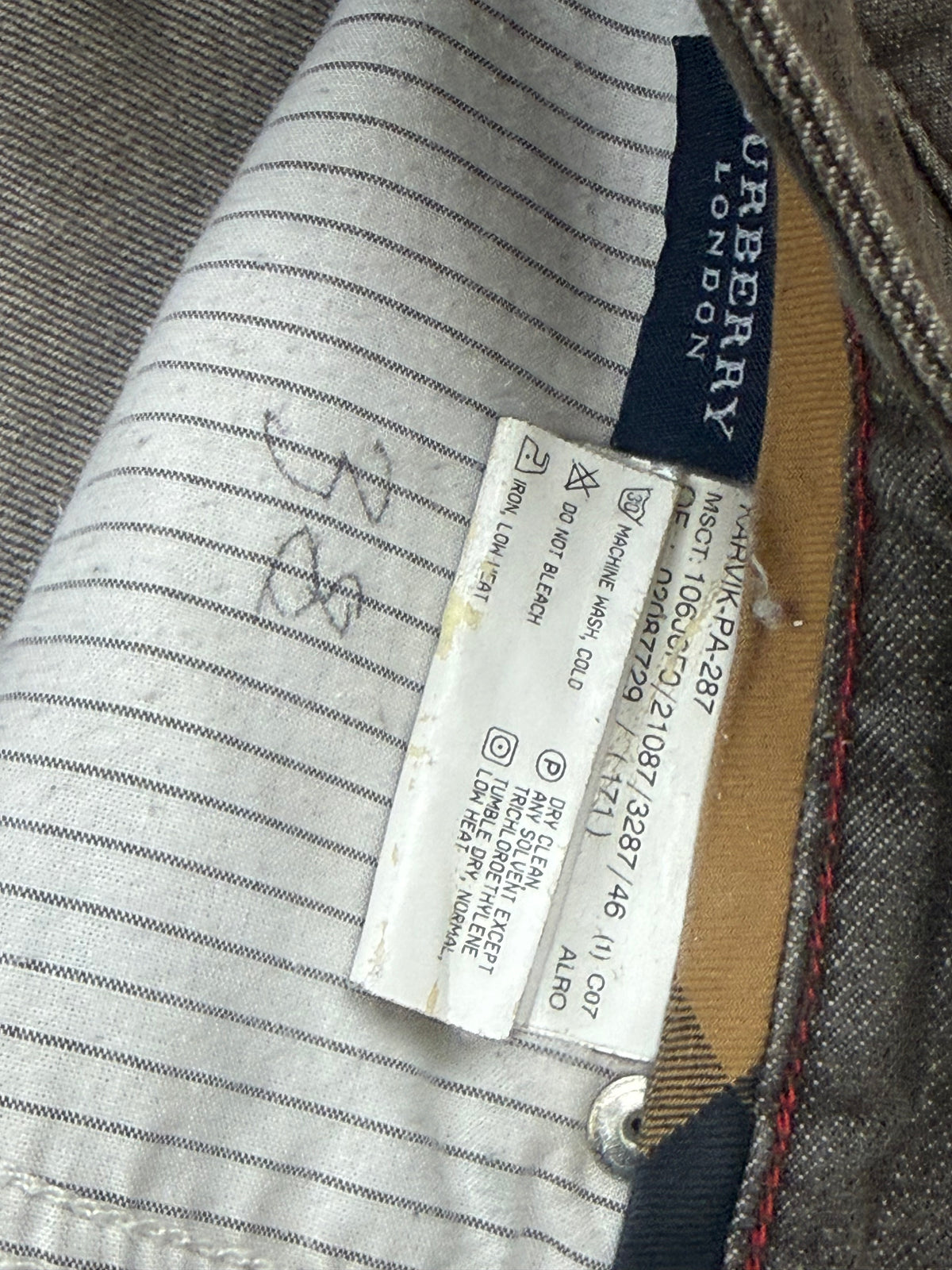 vintage Burberry jeans {L}