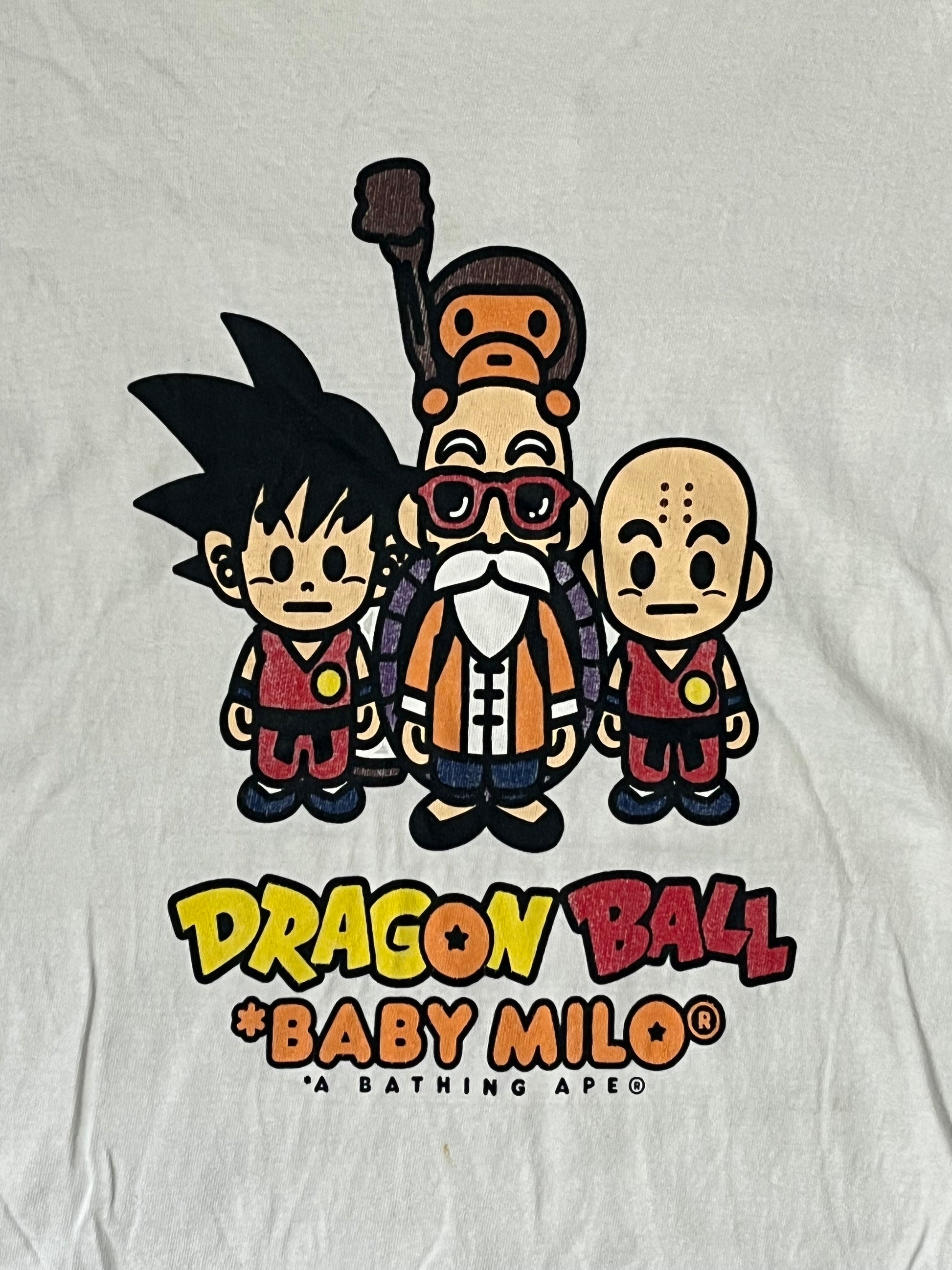 vintage BAPE a bathing ape X DRAGON BALL t-shirt {L}