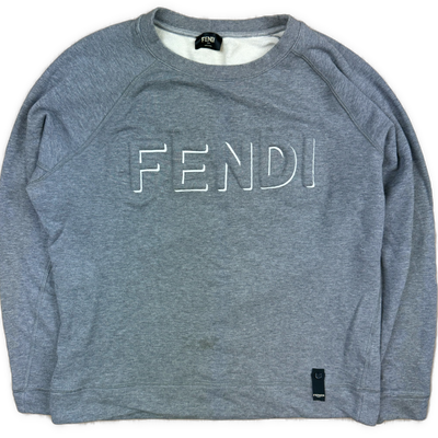 vintage grey Fendi sweater {M}
