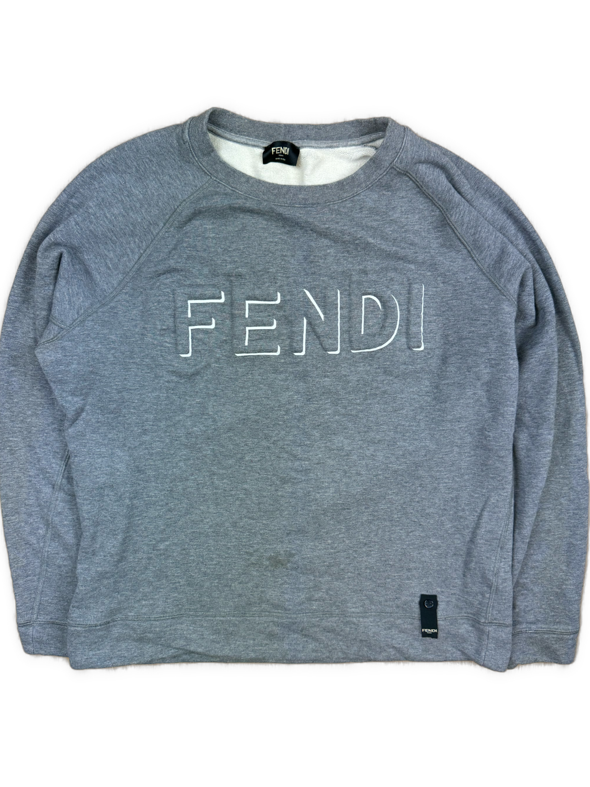 vintage grey Fendi sweater {M}