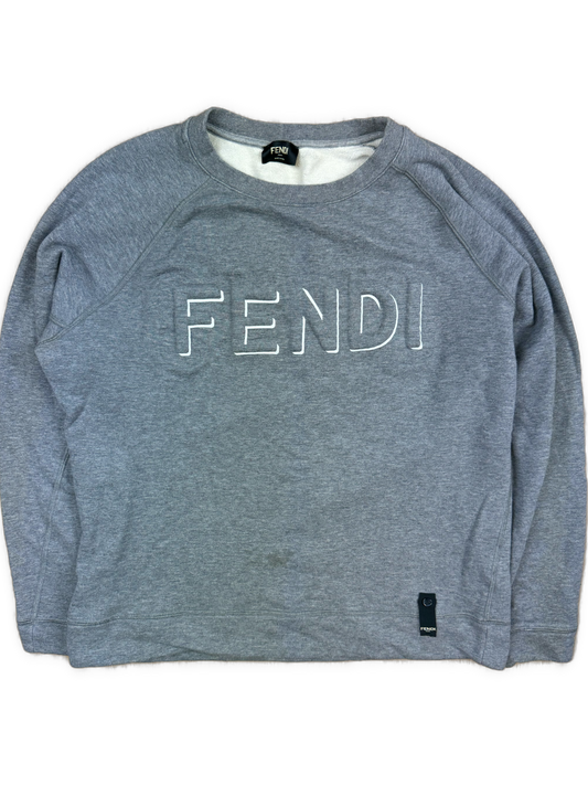 vintage grey Fendi sweater {M}
