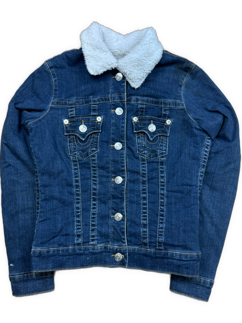 vintage True Religion jeansjacket {S}