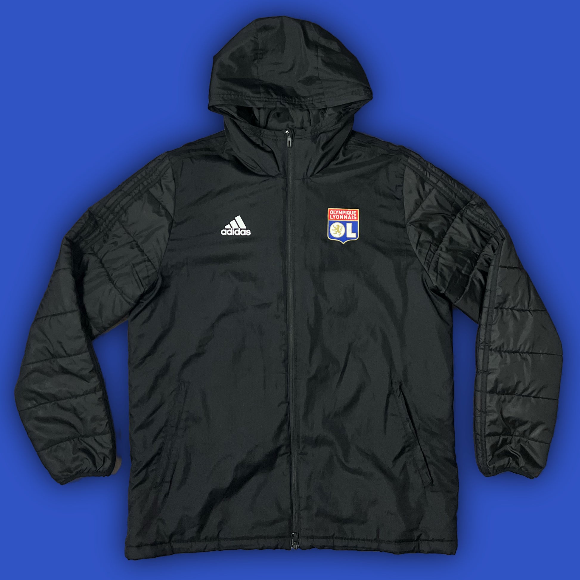 vintage Adidas Olympique Lyon winterjacket {L}