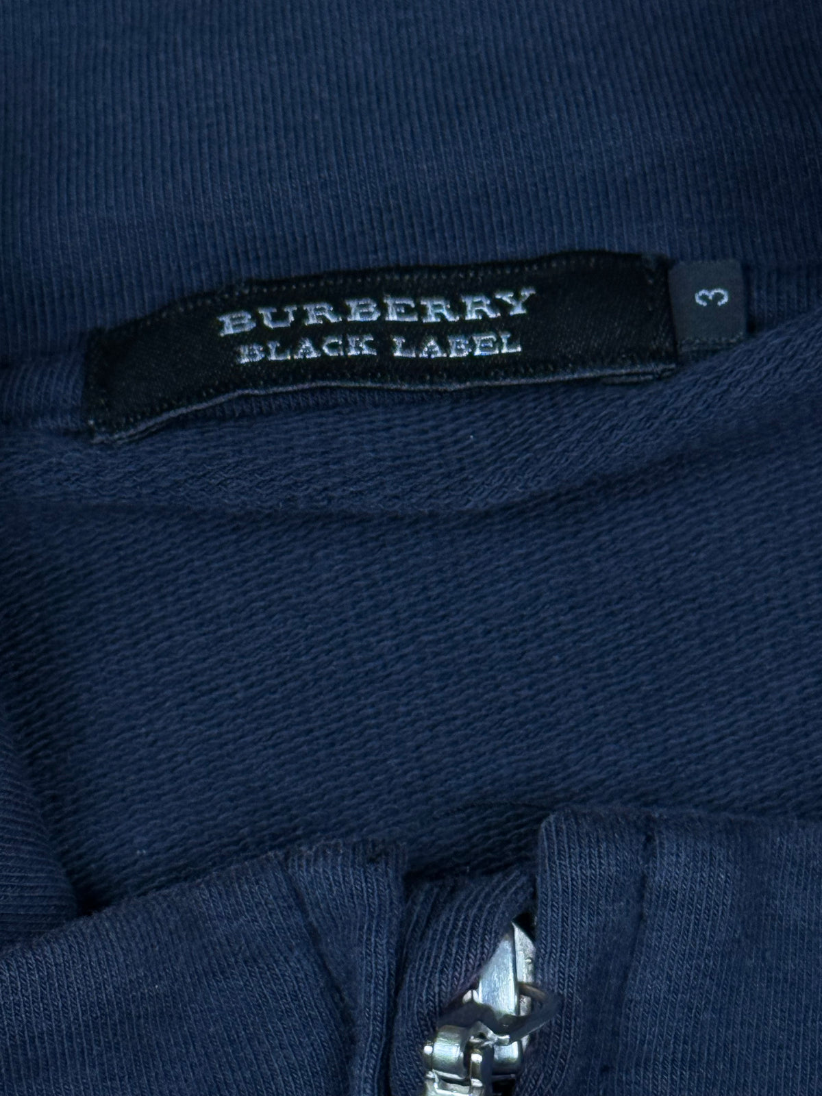 vintage navyblue Burberry Balck Label sweatjacket