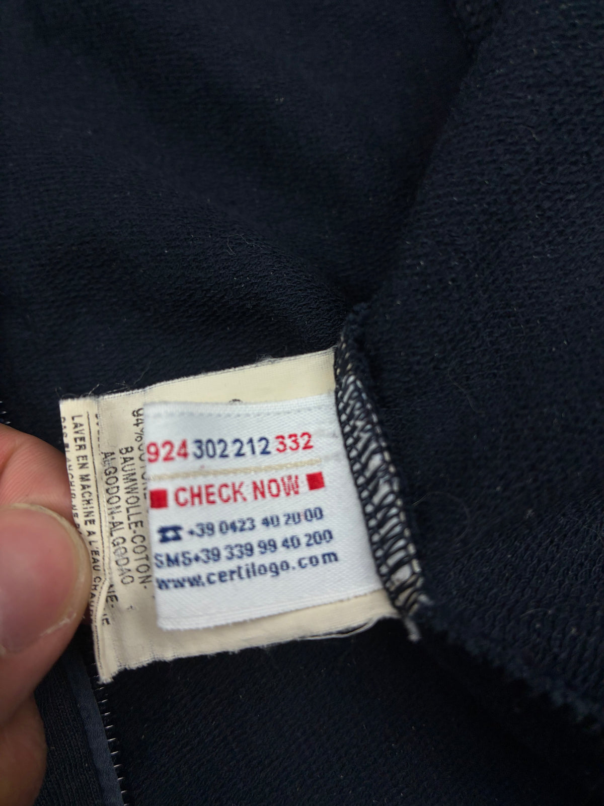 vintage Moncler sweatjacket {L}