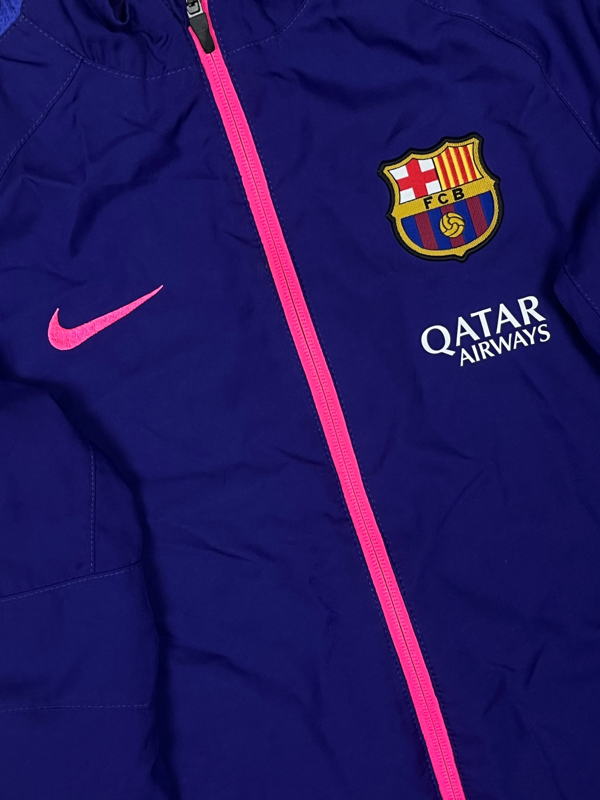 vintage Nike Fc Barcelona windbreaker {XS}