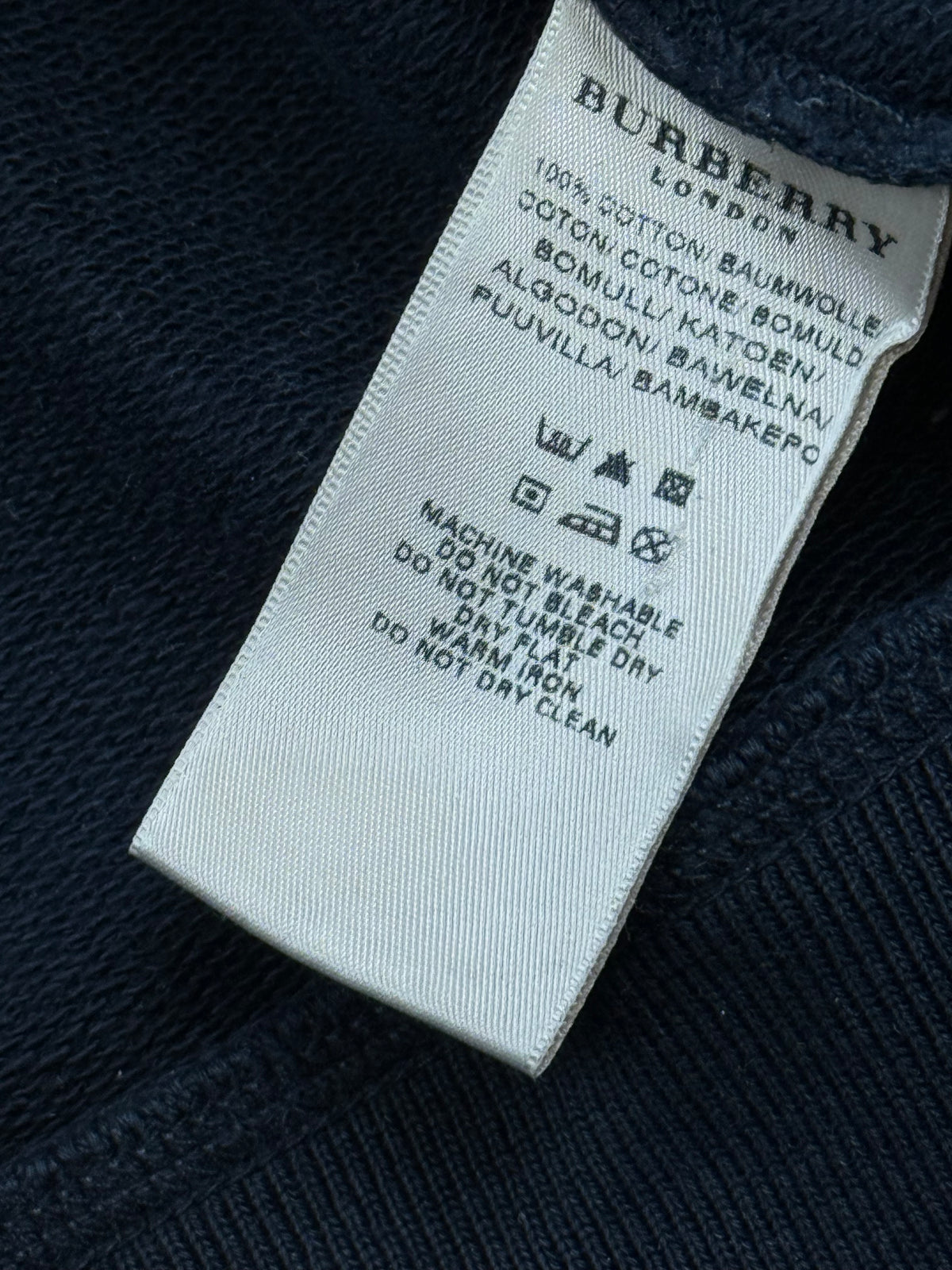 vintage Burberry sweatjacket {L}