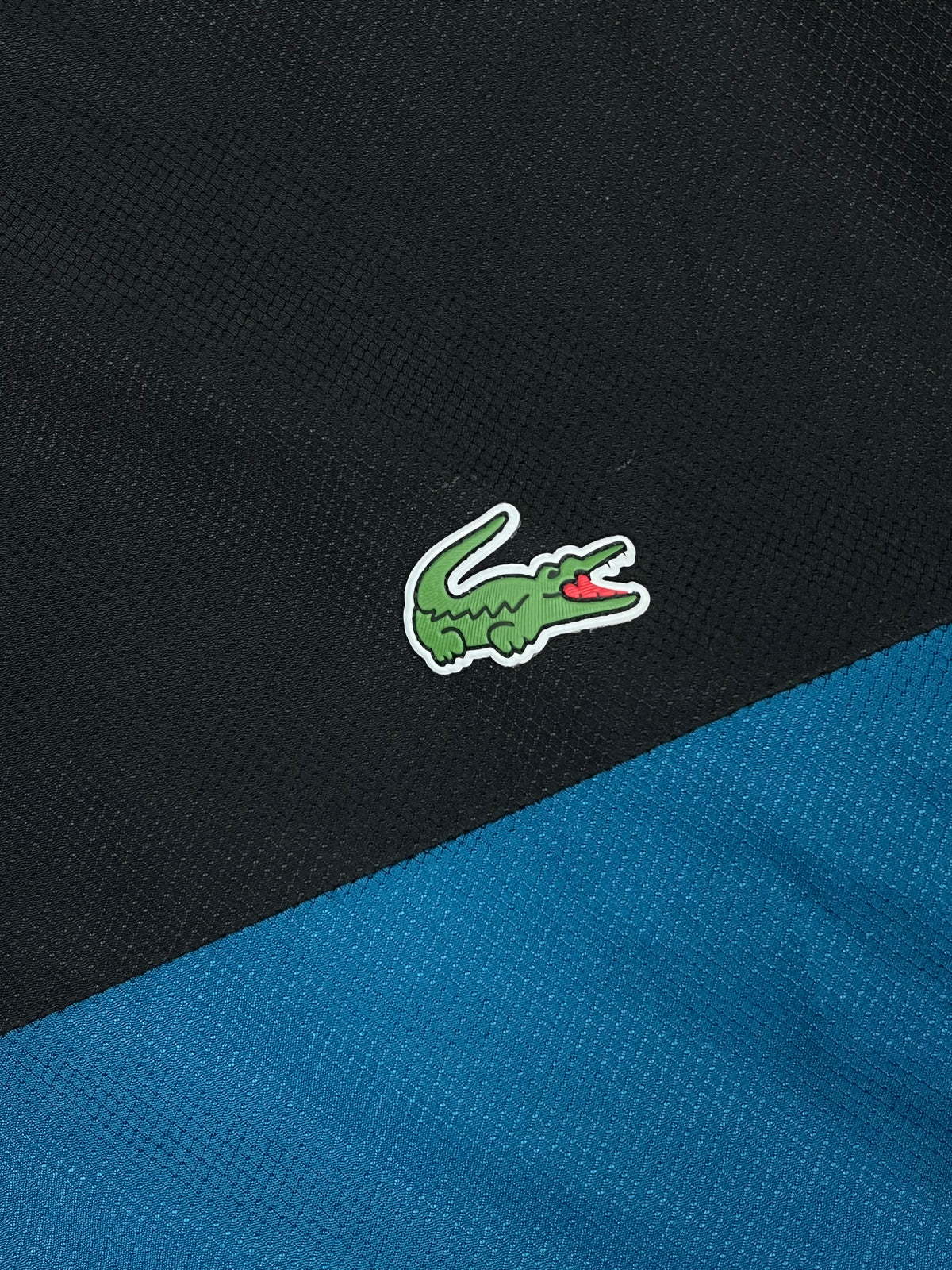 black Lacoste windbreaker {S}