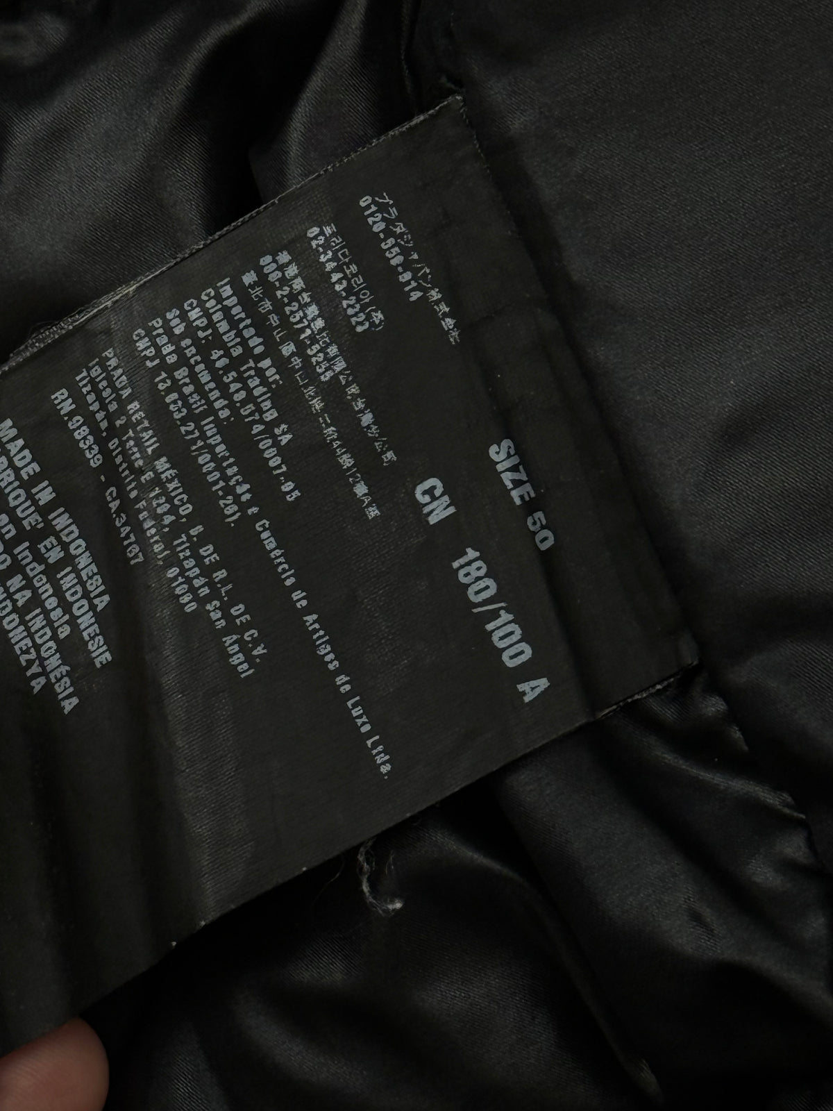 vintage black Prada vest